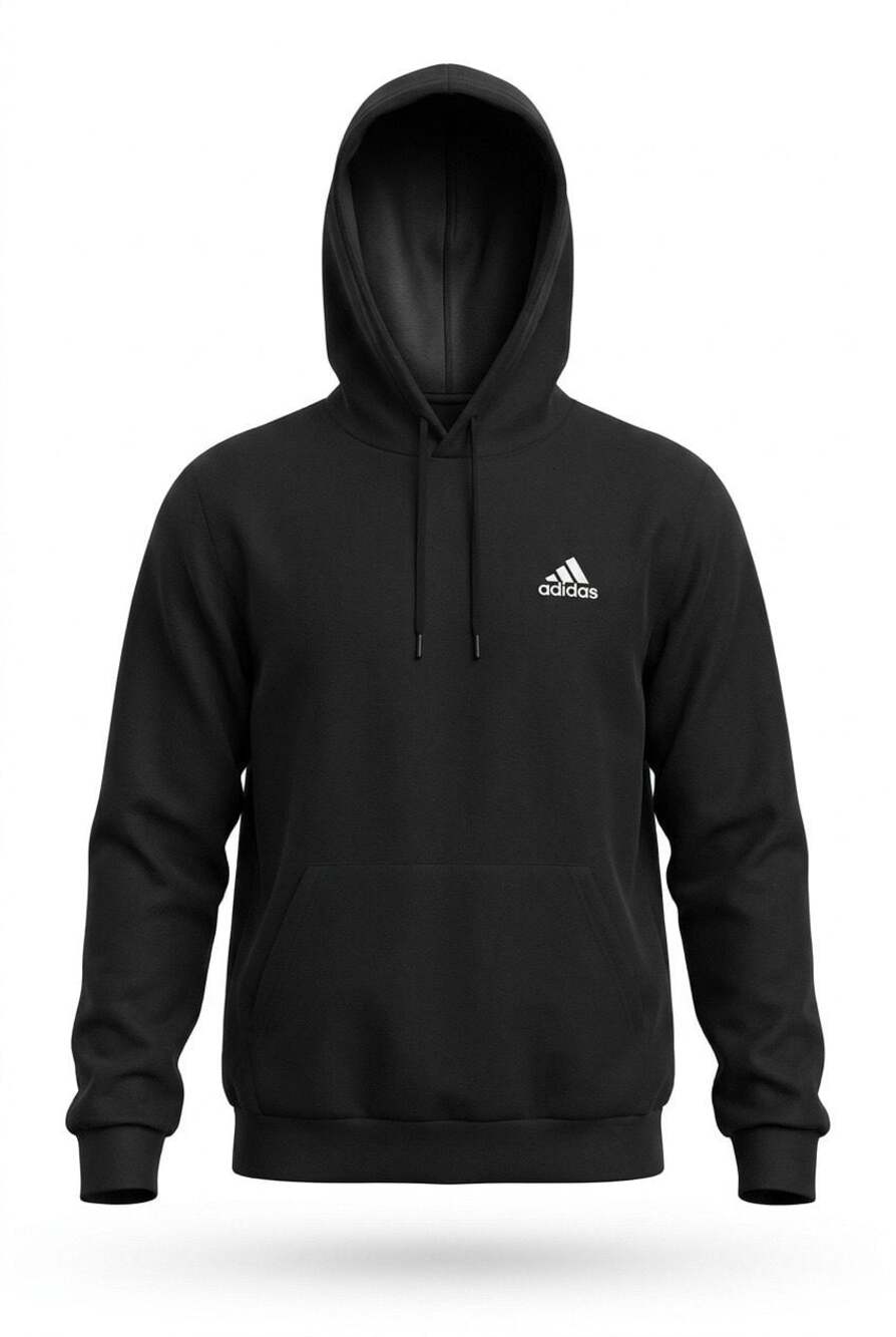 Adidas Men's Black Pullover Hoodie